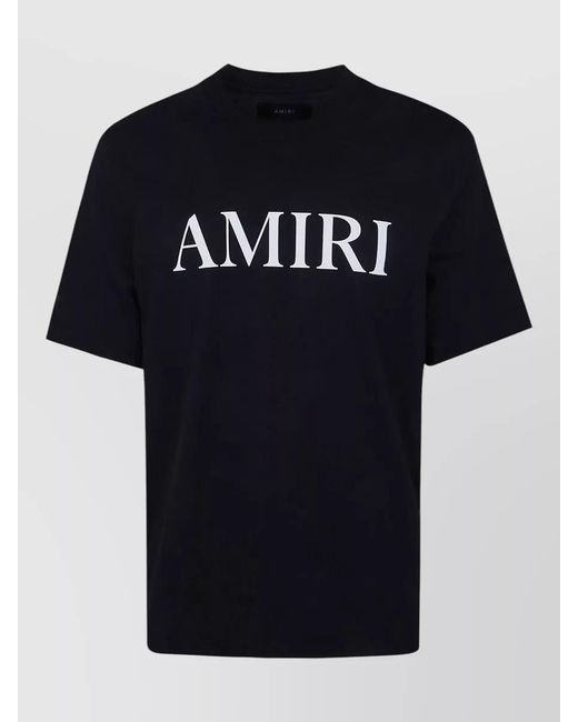 Amiri Black Core Logo Crew Neck Short Sleeve T-Shirt for men