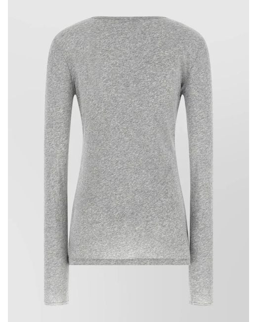 Entire studios Gray Cotton Slim-Fit Long-Sleeve Jersey T-Shirt