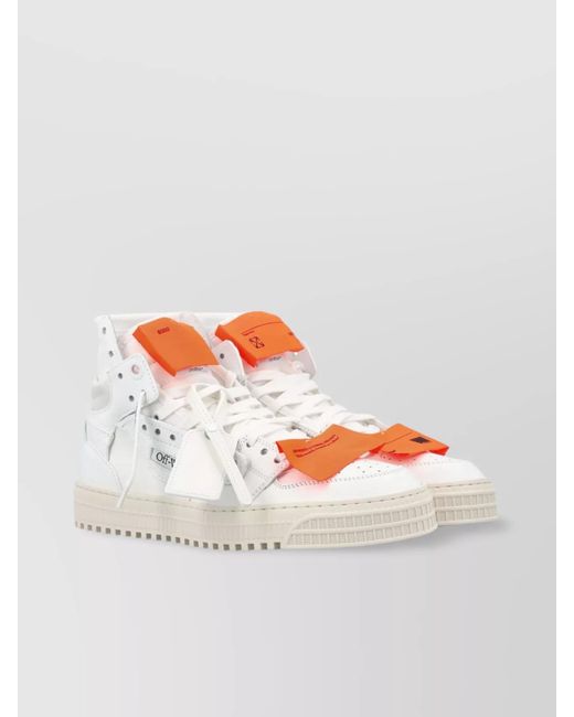 Off-White c/o Virgil Abloh Gray 3.0 High-Top Sneakers