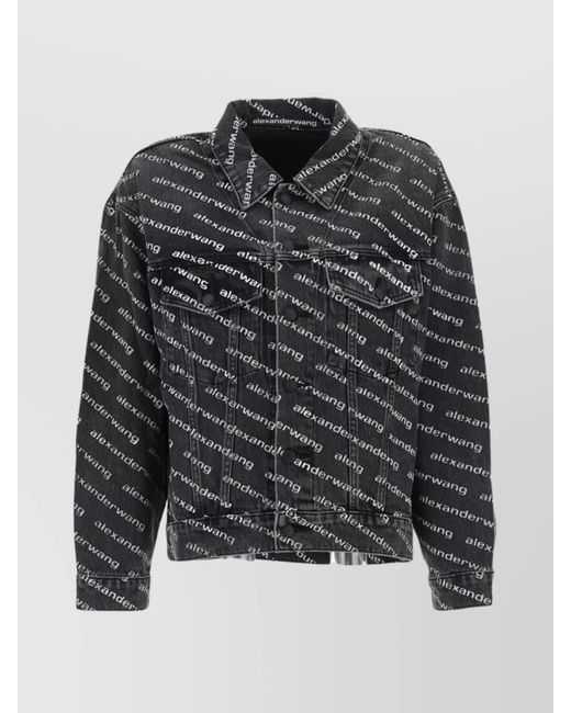 Alexander Wang Black Back Fall Jacket