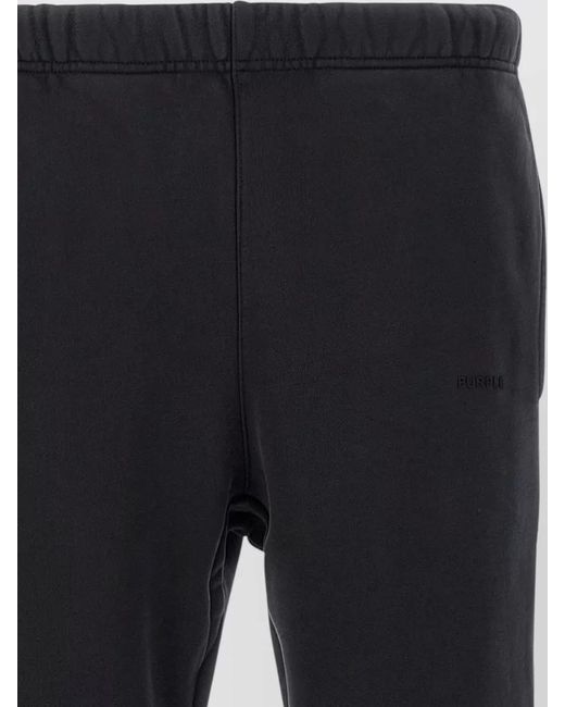 Purple Blue Jogger Pants Sweat Style Back Side Pockets for men