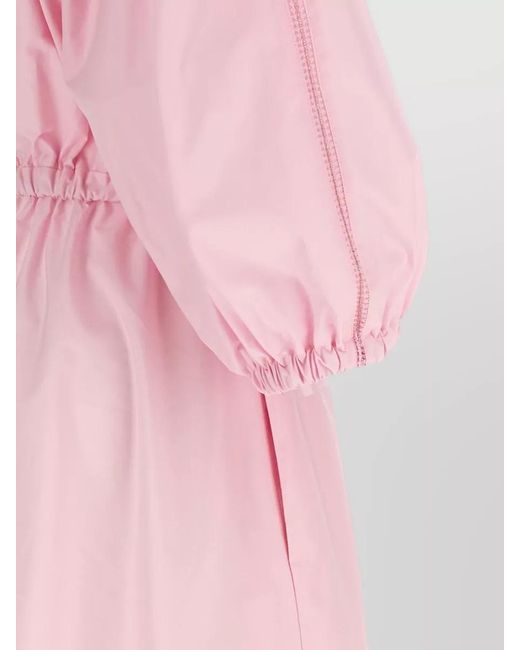 Fabiana Filippi Pink Cotton Midi Dress