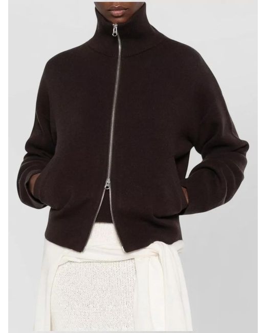 Extreme Cashmere Black Cashmere Fitted Cardigan