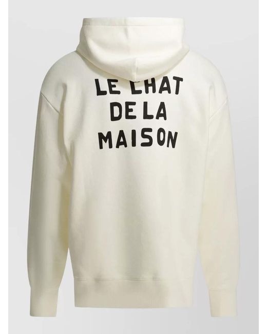 Valentino Multicolor La Maison Cat Graphic Hooded Sweatshirt for men