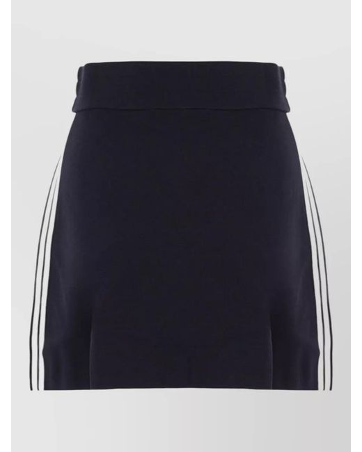 Autry Black Logo Miniskirt