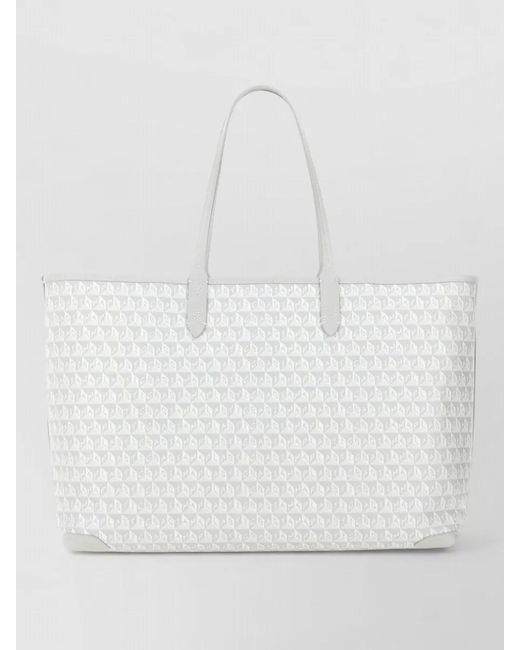 Anya Hindmarch Metallic I Am A Plastic Bag Leather Tote Bag