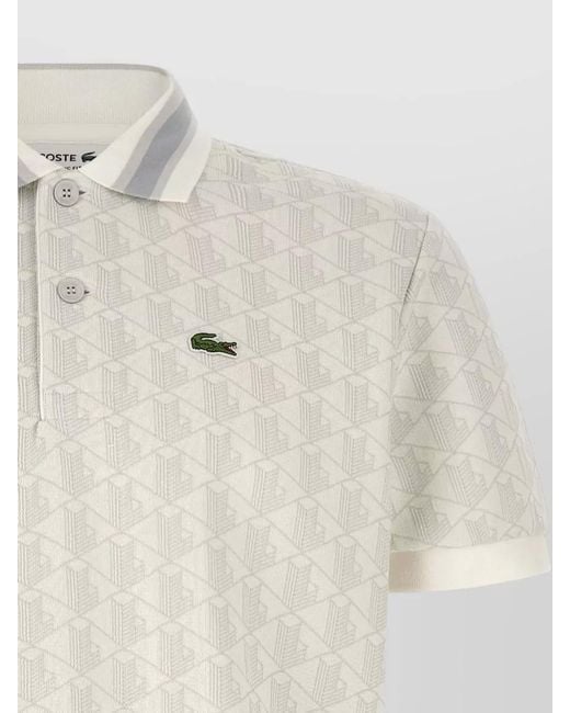 Lacoste White Paris Polo Shirt for men