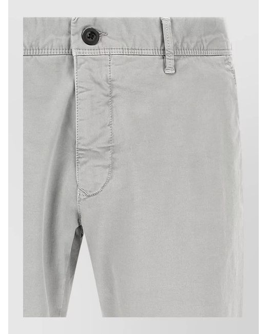Incotex Gray Chino Trousers for men
