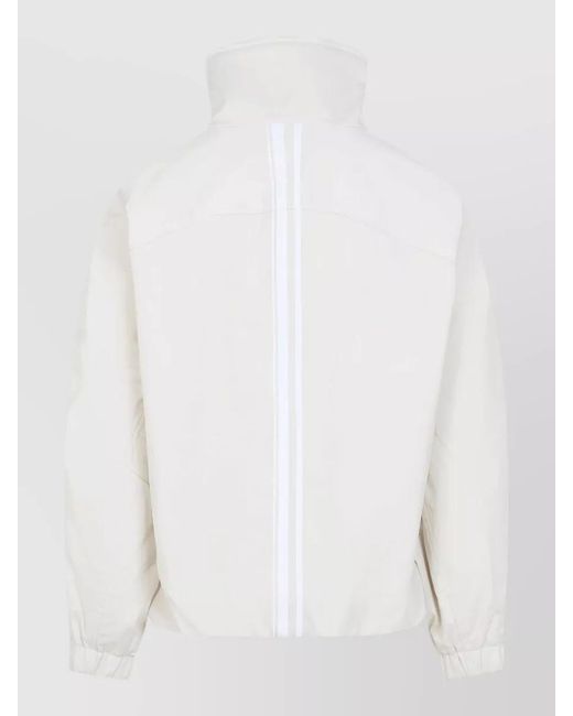 Mordecai White Barakuta Jacket Stand Up Collar Design for men
