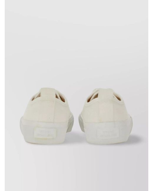 Studio Nicholson White Cotton Low-Top Sneakers for men