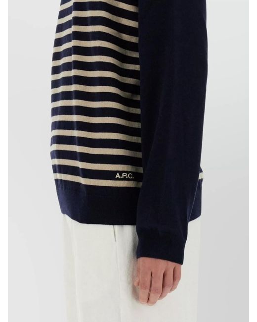 A.P.C. Black Cashmere Regular-Fit Sweatshirt for men