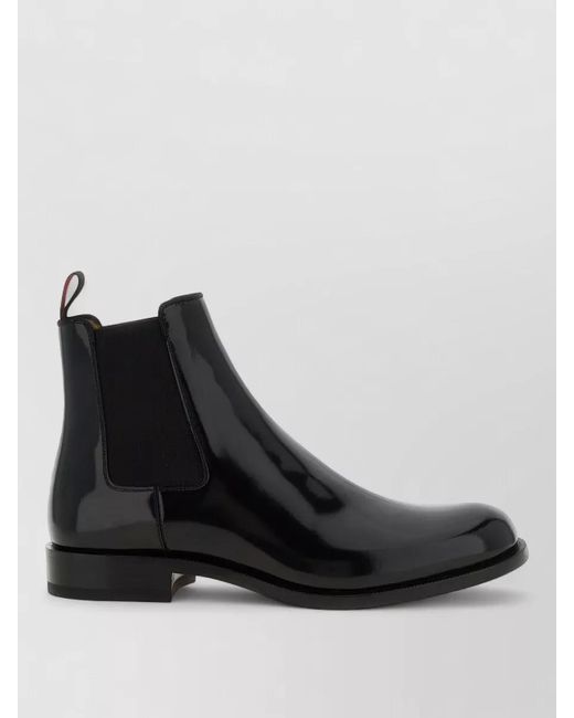 Christian Louboutin Black Leather Chelsea Boots for men