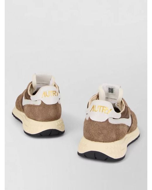 Autry Multicolor Suede Sneakers Modern Design Rubber Sole