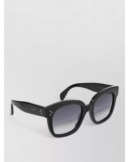 Céline Black Sunglasses Square Acetate Cl4002Un Gradient