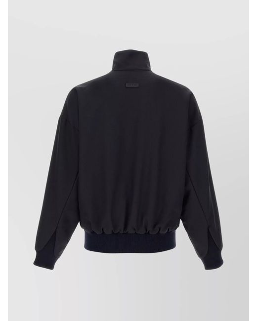 Fear Of God Blue Virgin Wool Bomber Jacket for men