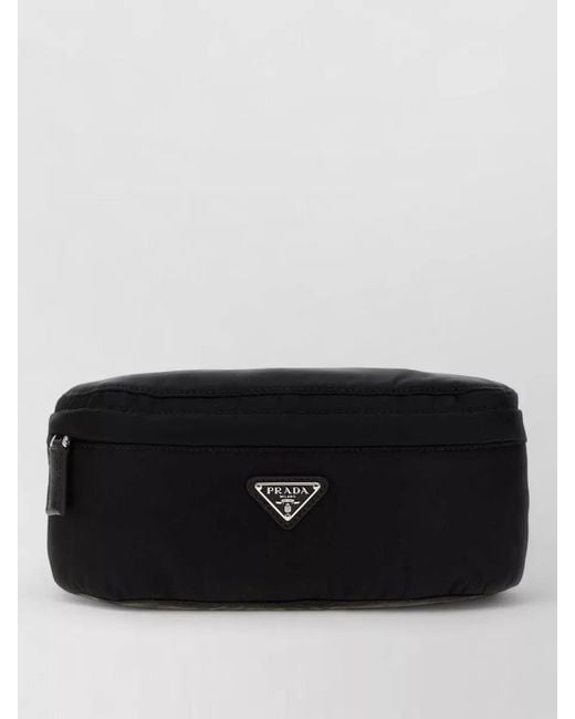 Prada Black Renylon Belt Bag Clutch Adjustable Strap for men