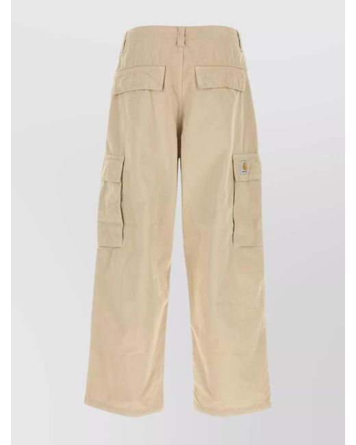 Carhartt Natural Cotton Straight-Leg Cargo Trousers for men