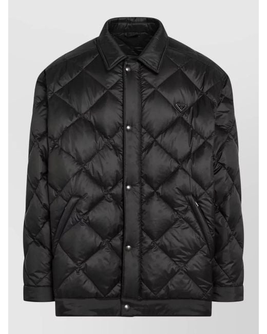 Prada Black Down Puffer Jacket for men
