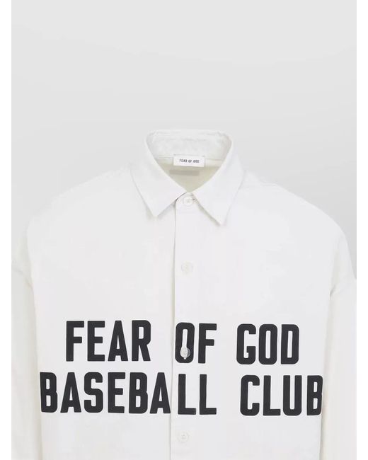 Fear Of God Multicolor Printed Long Sleeve Shirt Button Down Collar for men
