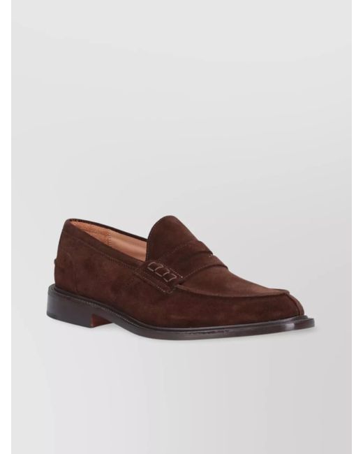 Tricker's Brown Leather Loafers for men