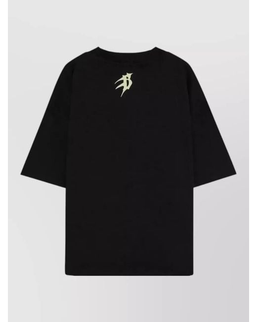 Barrow Black Jersey T Shirt Short Sleeves for men