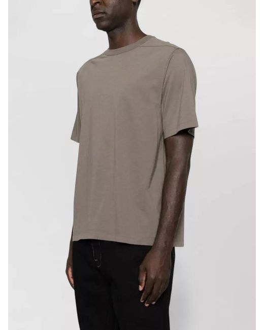 Rick Owens Gray Short-Sleeve T-Shirt for men