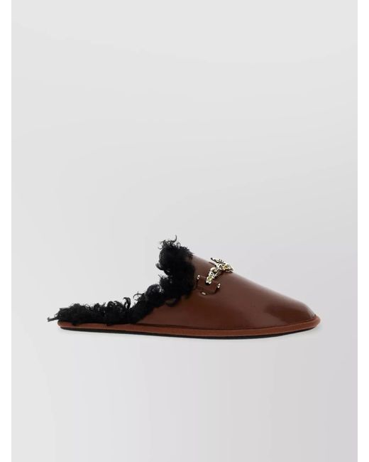 Stella McCartney Brown Backless Ryder Slippers