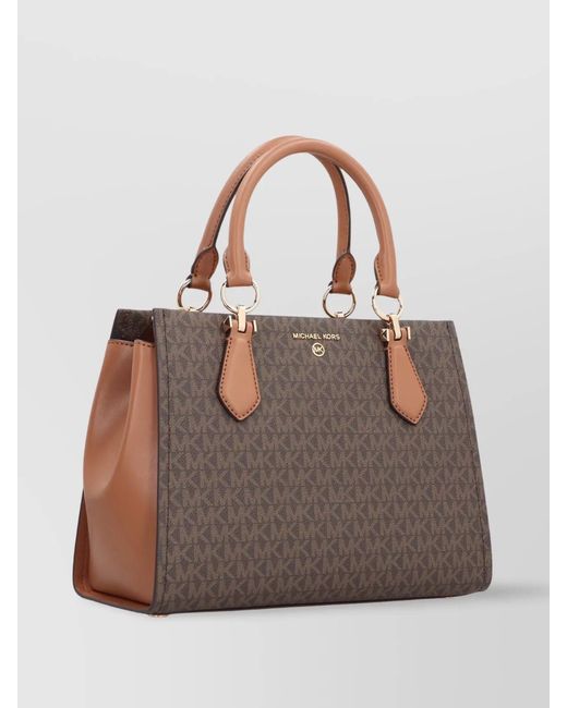 MICHAEL Michael Kors White Marilyn Satchel Bag
