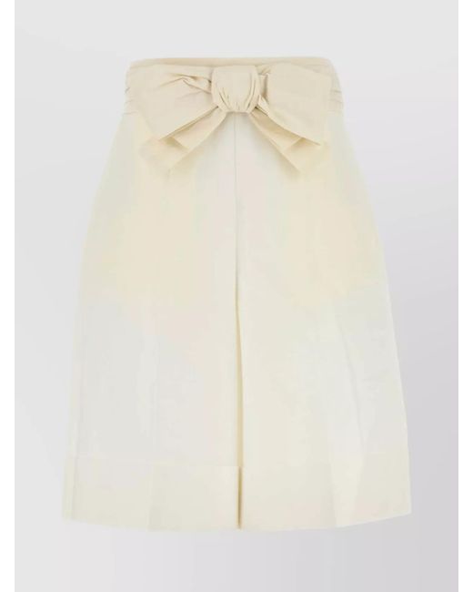 Valentino Garavani Natural Bermuda Shorts