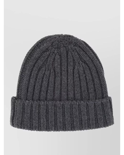 Aspesi Gray Wool Beanie