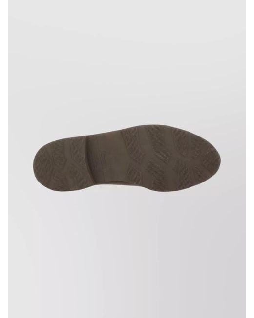 Paraboot Brown Leather Loafers for men