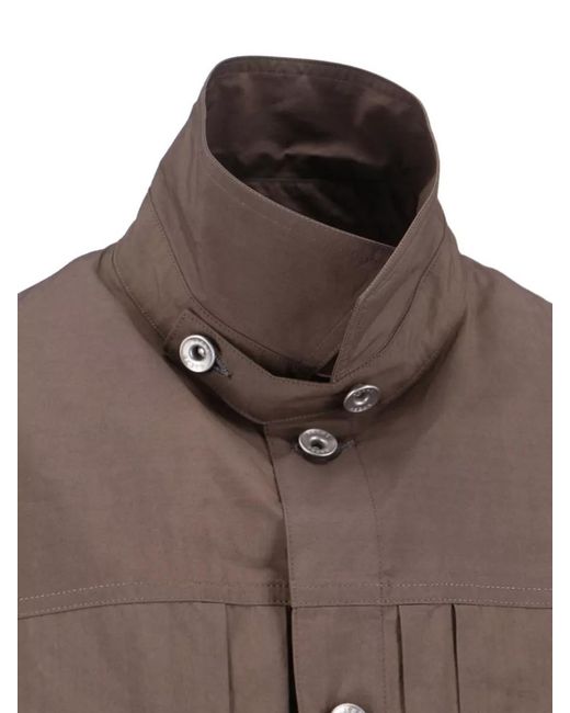 Sacai Brown Cotton Lightweight Jacket for men