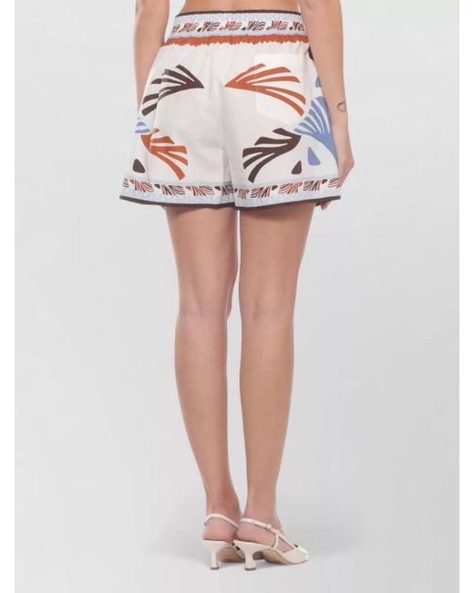 Herno Multicolor Printed Knee-Length Shorts