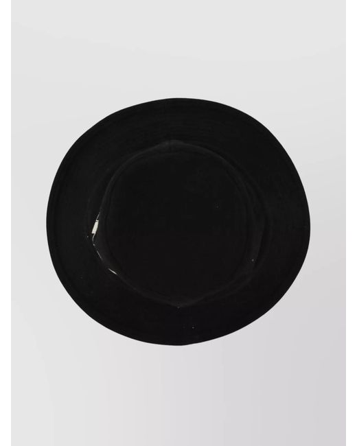 Rick Owens Black Wide Brim Gilligan Style Hat
