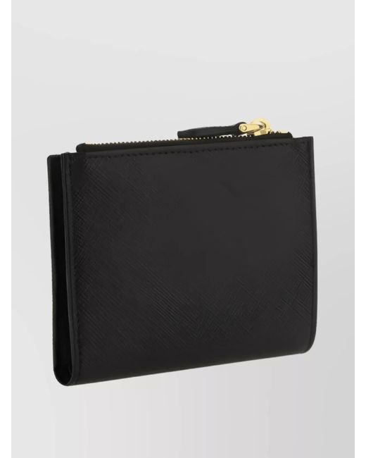 Prada Black Leather Cardholder