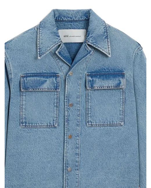 AMI Blue Denim Jeans for men