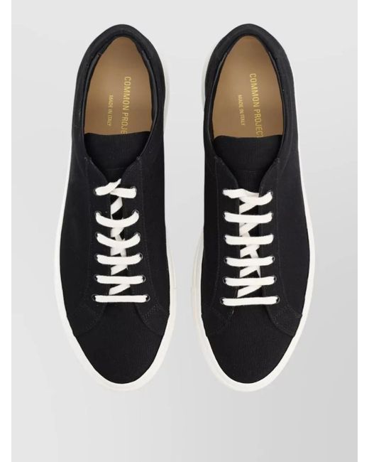 Common Projects Multicolor Sneaker Shoes Contrast Sole Flat Round Toe for men