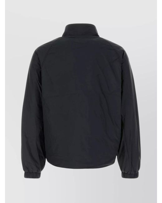 Represent Blue High Collar Nylon Jacket for men