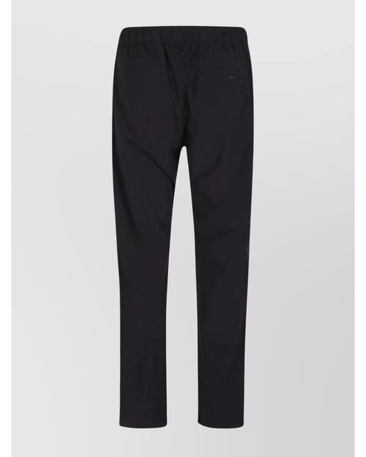Herno Blue Regular-Fit Straight-Leg Trousers for men