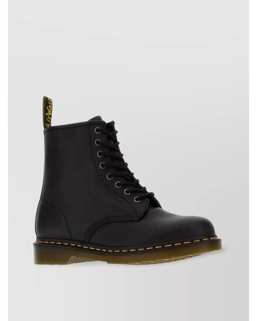 Dr. Martens Black Leather Ankle Boots