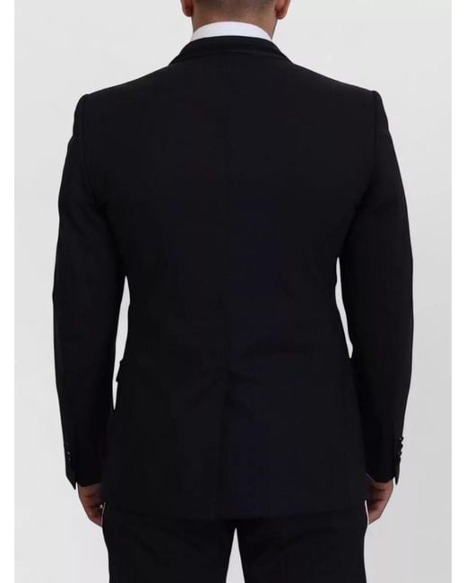 Dolce & Gabbana Blue Martini Slim Fit Single Breasted Jacket for men