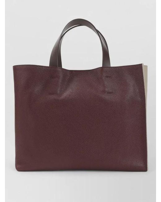Marni Natural Museo Soft Calf Leather Tote Bag