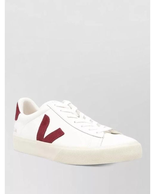 Veja Multicolor Lace Up Sneakers Casual Round Toe Silhouette