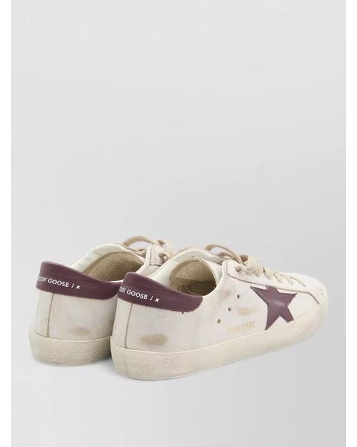 Golden Goose Deluxe Brand Natural Leather Low-Top Sneakers for men