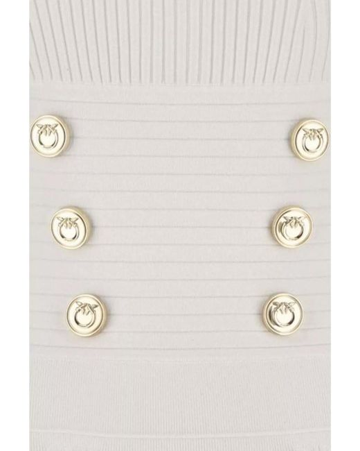 Pinko White Mini Dress