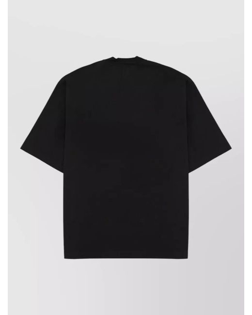 Dolce & Gabbana Black Logo Crew Neck T Shirt Graphic Print for men