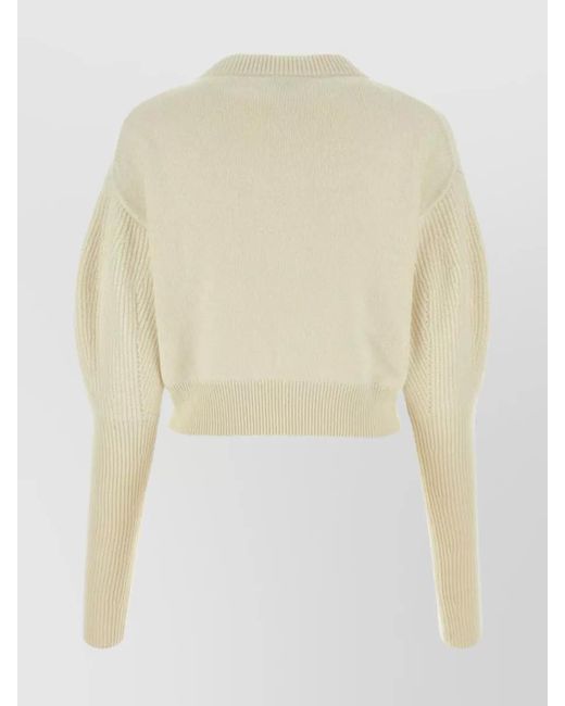 McQueen Natural Cashmere Slim-Fit Jumper