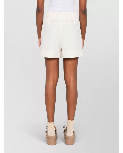 Moncler Natural Cropped Trousers