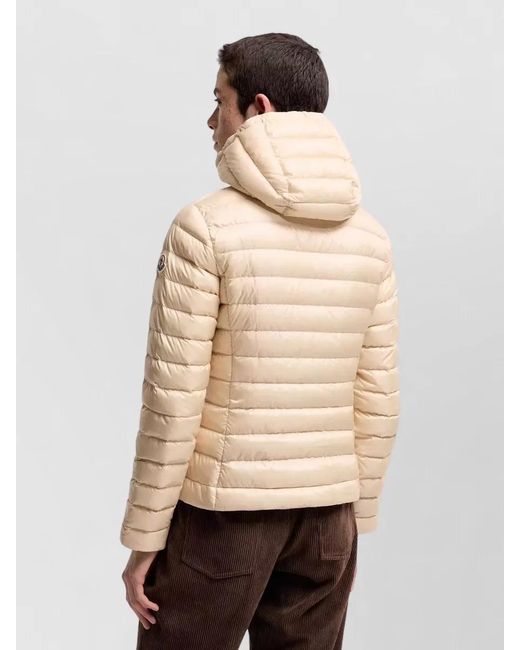 Moncler Natural Short Hooded Down Jacket Packable