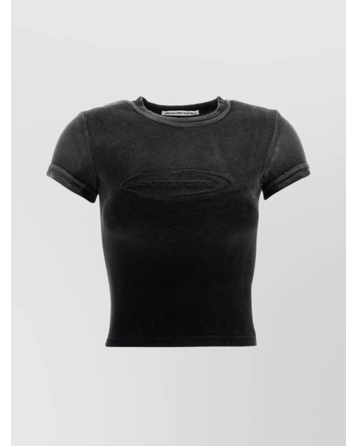 Alexander Wang Black Slim-Fit T-Shirt